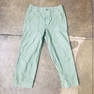 Gap Cropped Straight Leg Cargo Pants